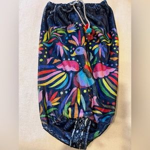 Johnny Was Plush Bag NWOT